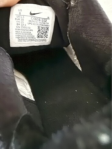 39 Beden beyaz Renk NIKE AIR HEIGHTS 39