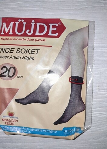 Müjde diz altı ince soket çorap( - Görsel 2