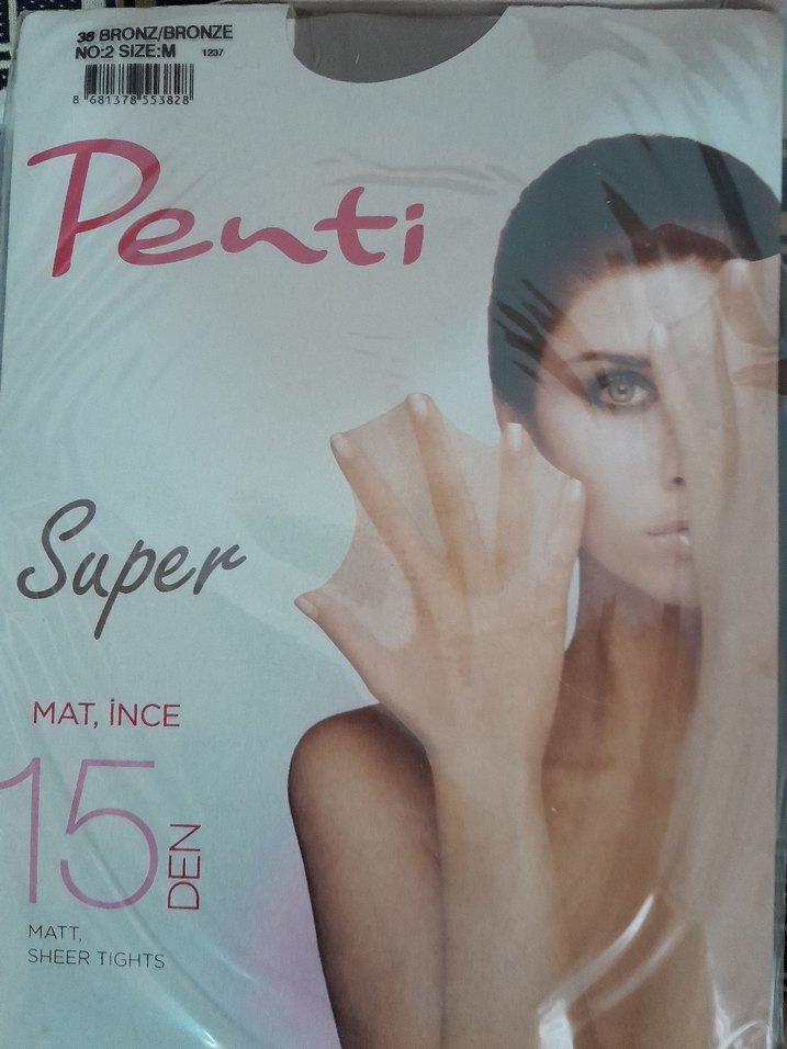 Penti  Bronz  Mat İnce 15 Den Kadın Külotlu Çorap 2 ve 3 beden - Görsel 2