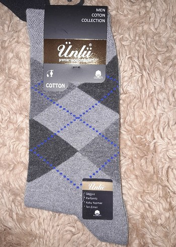 Ünlü Pamuklu Erkek Çorap Seti Midi Boy - Görsel 2