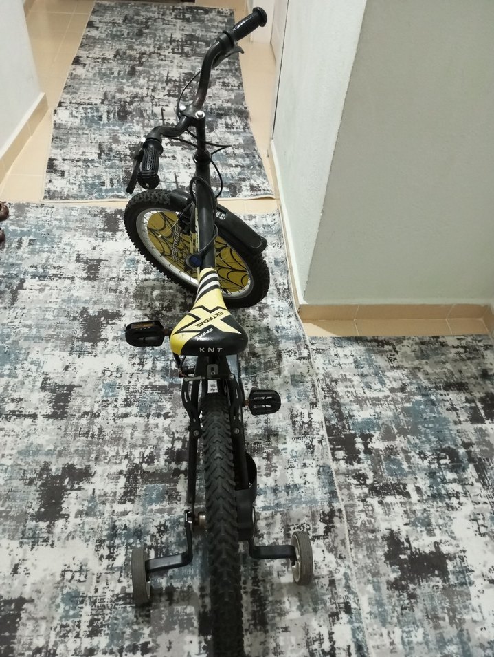 Renkli Sarı Çocuk Üç Tekerlekli Bisiklet - Görsel 3