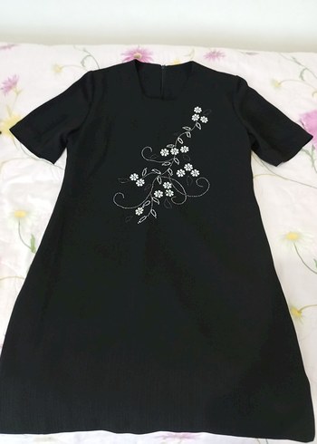 Puma Siyah Uzun Kollu Baskılı Kız Elbisesi - Görsel 8