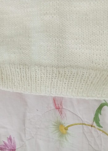 krem rengi bebek hırkası - Görsel 7