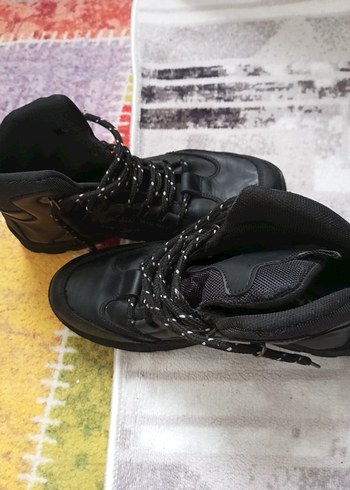 Siyah Bağcıklı Erkek Goth Bot - Görsel 6