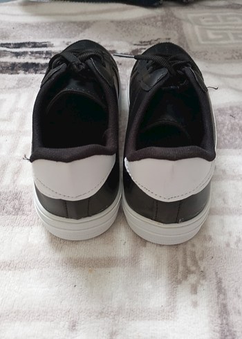 Siyah Bağcıklı spor ayakkabi - Görsel 6