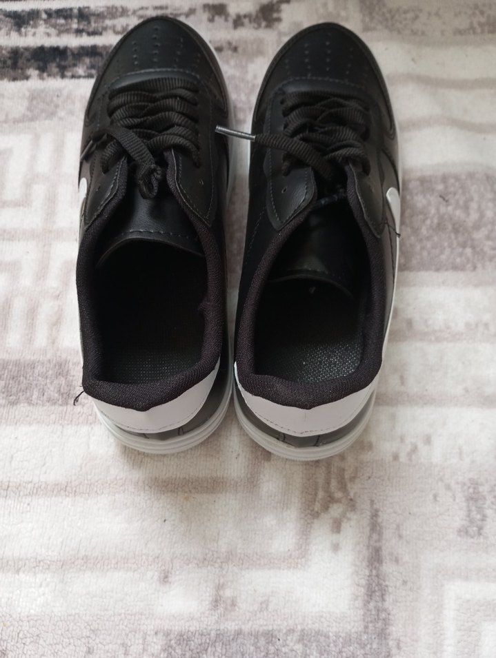 Siyah Bağcıklı spor ayakkabi - Görsel 5