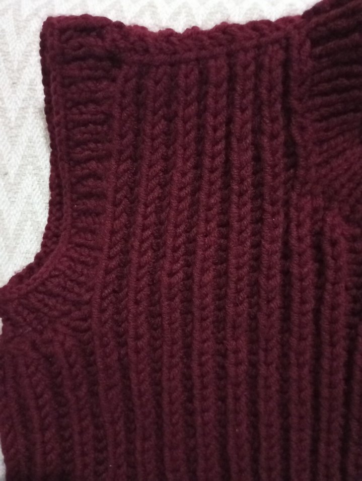 Bordo kadin mini süveter - Görsel 2