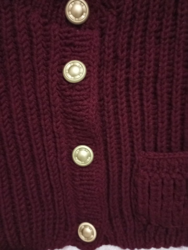 Bordo kadin mini süveter - Görsel 3