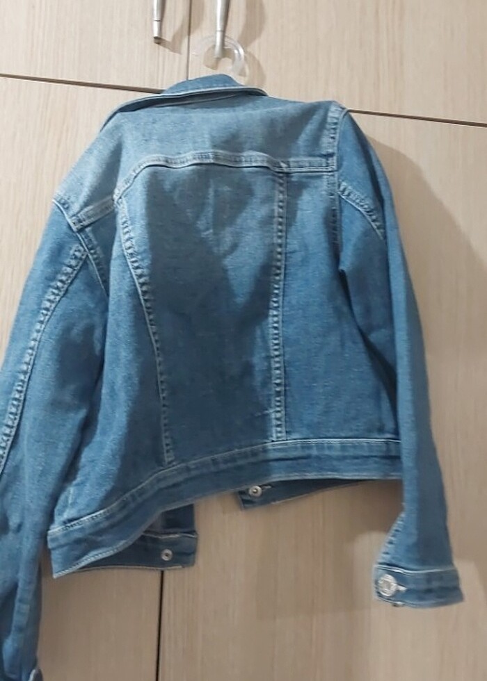 H&M &Denim kot ceket 7-8 yaş  - Görsel 3