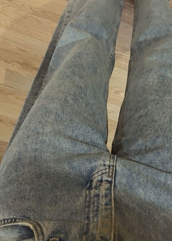 26 Beden Mavi Bol Kesim Kadın Jean