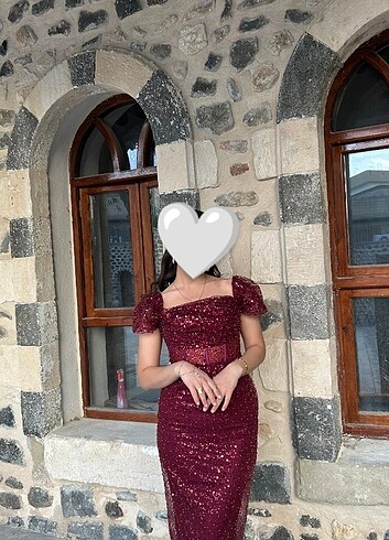 Midi bordo abiye