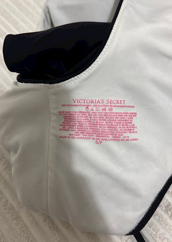 Siyah Beyaz İki Renkli Strappy Mayo - Görsel 5