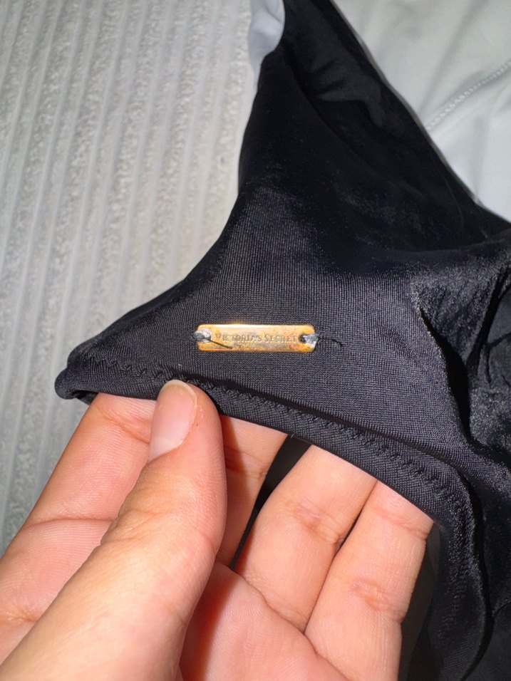 Siyah Beyaz İki Renkli Strappy Mayo - Görsel 4