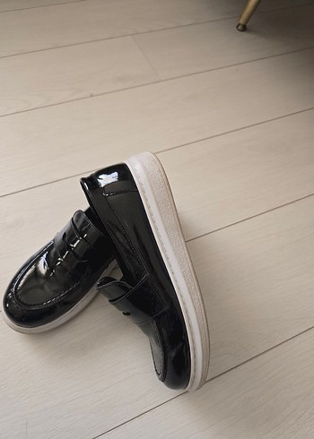 rugan Siyah Erkek Çocuk Loafer Ayakkabı - Görsel 3