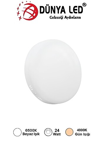 DÜNYALED Sıva Üzeri 24 Watt Çerçevesiz Led Spot / Led Panel