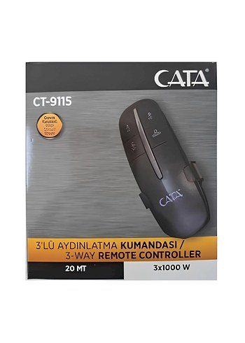 CATA 3lü Avize Kumandası (CT-9115) - Görsel 2