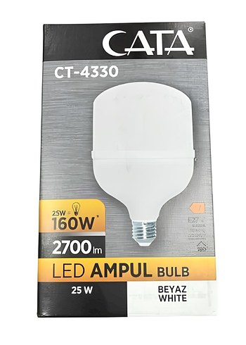 Cata 25 Watt Beyaz Torch Ampul (CT-4330) - Görsel 2
