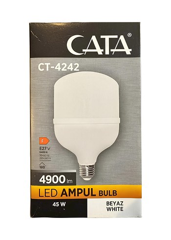Cata 45 Watt Beyaz Torch Ampul (CT-4242) - Görsel 2
