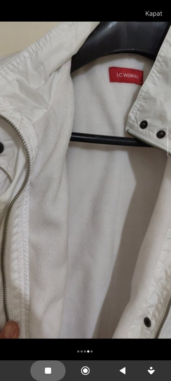 mevsimlik ince yağmurluk tarzı ceket içi polar - Görsel 4