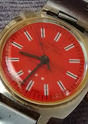 Diğer Kırmızı Vintage Unisex Kol Saati