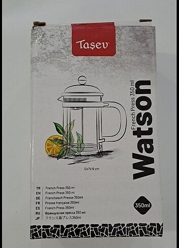 Bambum bakır french press 350 ml