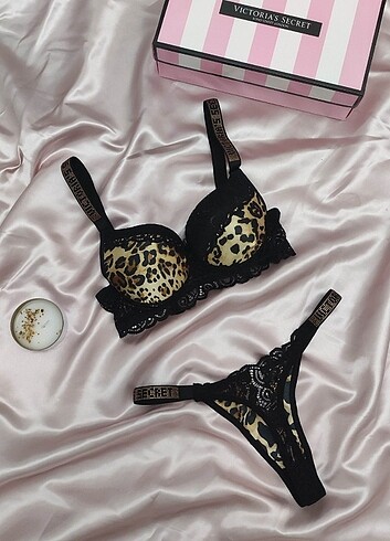 m Beden Victoria's Secret Leopar İç Çamaşırı 