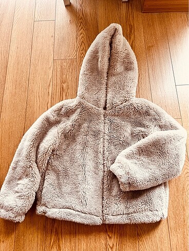 Stradivarius peluş kürk mont