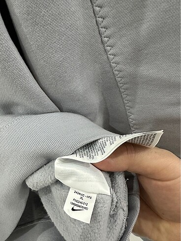 xl Beden gri Renk NİKE SWEATSHİRT ORJİNAL