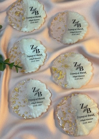 epoksi nişan kına nikah doğum günü magnetleri - Görsel 3