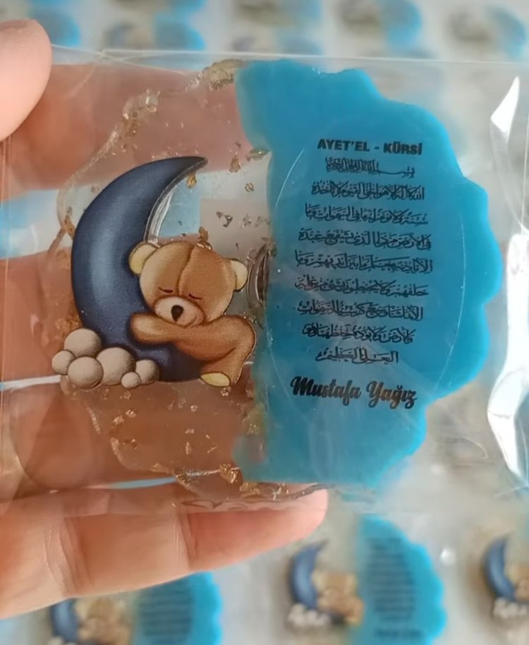 epoksi nişan kına nikah doğum günü magnetleri - Görsel 2