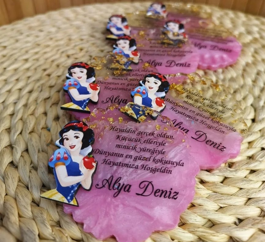 Mor Parlak Kelebek Broş - Bohem Tarzı - Görsel 2