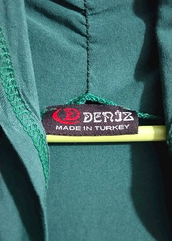 Yeşil Salaş V Yakalı Uzun yelek - Görsel 3