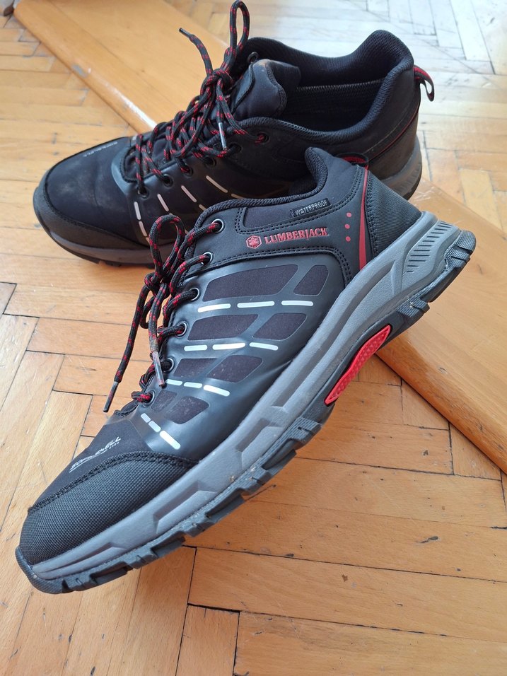 Siyah Bağcıklı Erkek Outdoor Spor Ayakkabı - Görsel 2