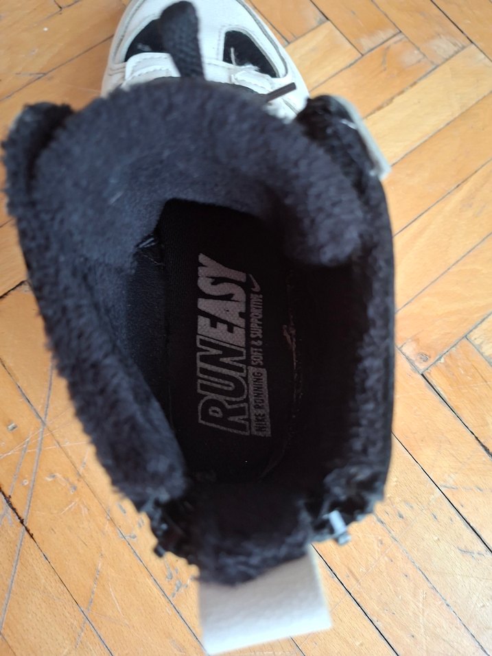 Kadın Beyaz Bağcıklı Spor bot  Ayakkabı - Görsel 2