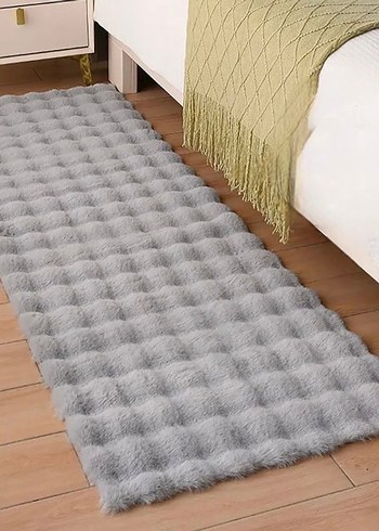 Gri Modern Dokulu Halı