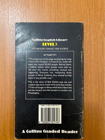 Bob Geldof Is That It?Collins English Library