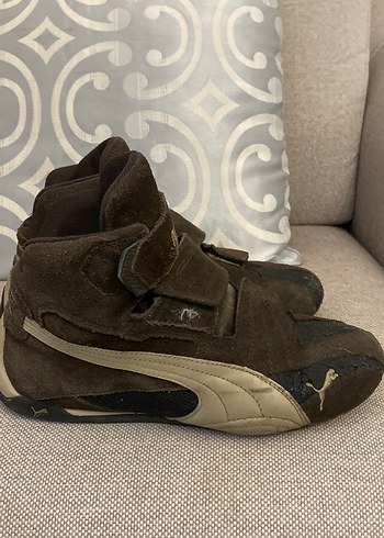 38 Beden kahverengi Renk PUMA unisex Kahverengi spor ayakkabı