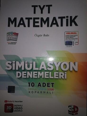 3d tyt matematik deneme 10lu