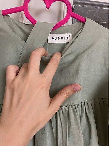Diğer Manuka mint yeşili elbise