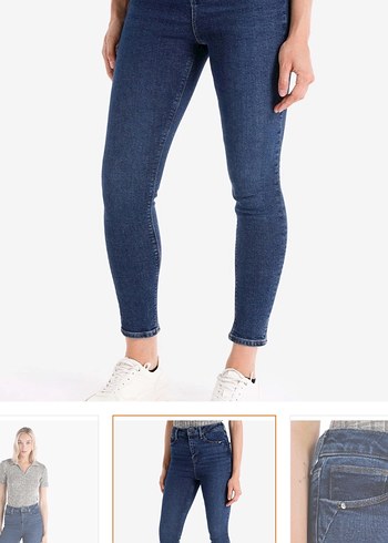 Colin's Koyu Mavi Yuksek Bel Skinny Jean