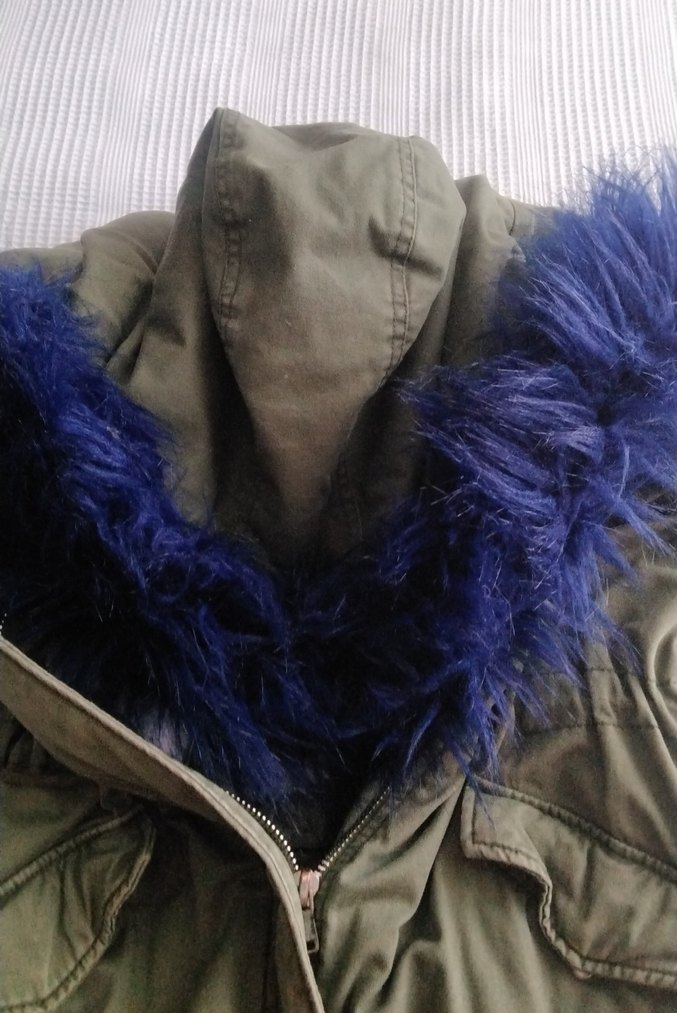 Kapüşonlu Kürklü Kışlık Mont - Görsel 4