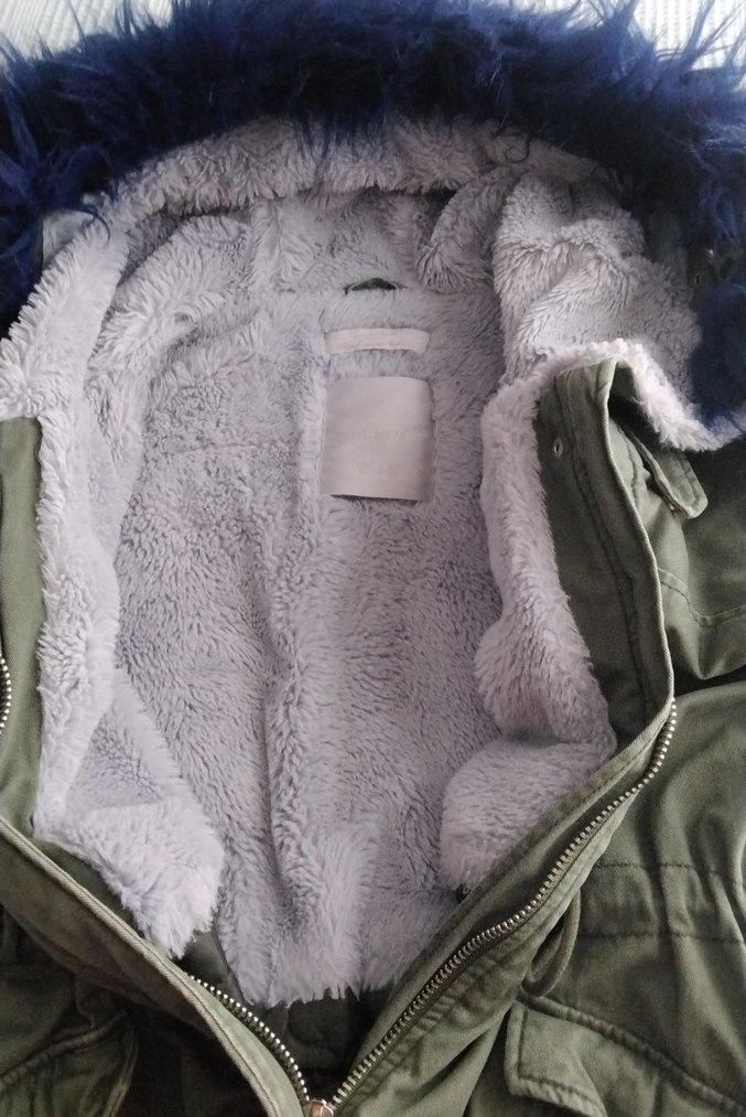 Kapüşonlu Kürklü Kışlık Mont - Görsel 3