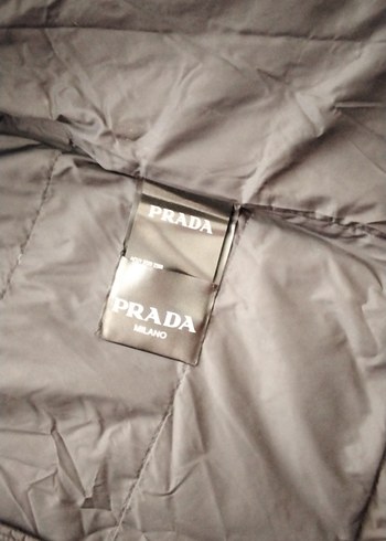 siyah orjinal   PRADA  Fermuarlı mont - Görsel 4