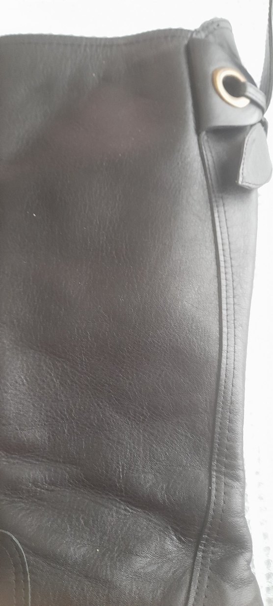 Siyah Deri Kadın Çizme orjinall ZARA - Görsel 5