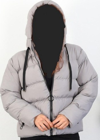 kadın şişme Mont - Görsel 5