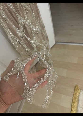 xl Beden ten rengi Renk Nişan elbisesi