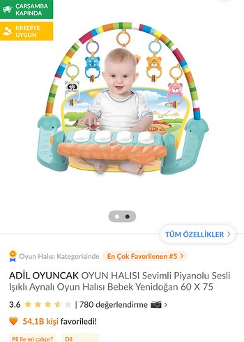 Renkli Bebek Oyun Halısı - Görsel 5