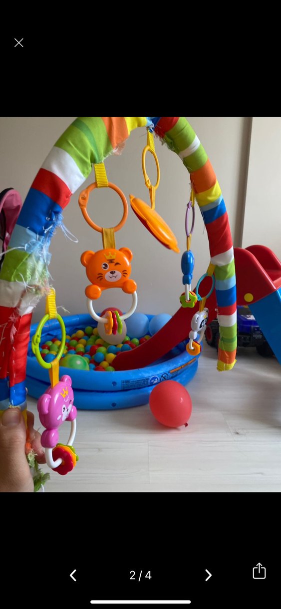 Renkli Bebek Oyun Halısı - Görsel 2