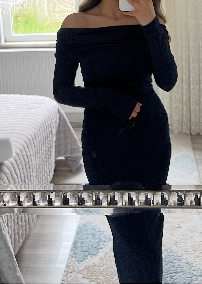 Midi boy elbise - Görsel 2