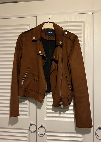 Kahverengi Süet Kadın Ceket - Görsel 2